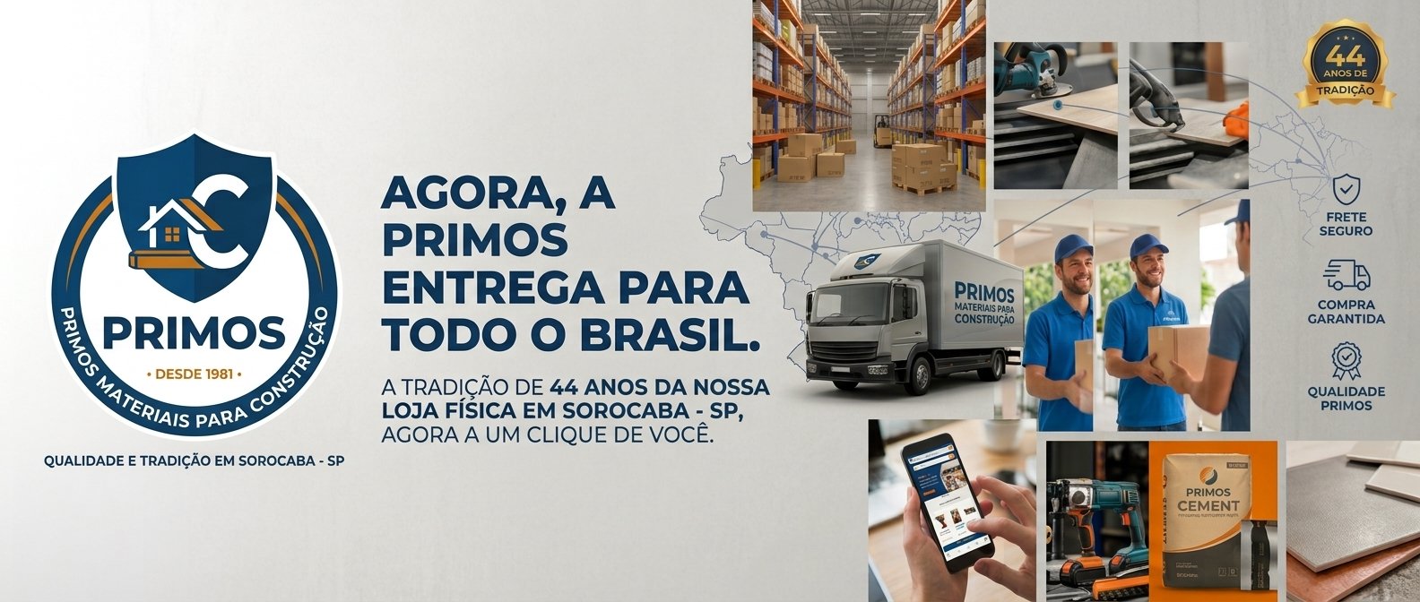 Deposito do Jorginho — Entrega para todo o Brasil